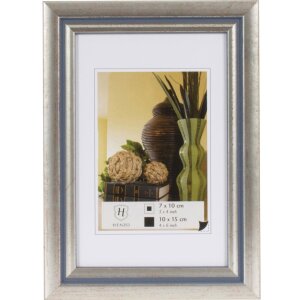Henzo Holzrahmen Artos 10x15 cm Silber Bilderrahmen...