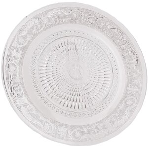 Clayre & Eef 6GL0224 Speiseteller Glas Rotondo...