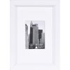 Henzo Kunststoffrahmen METALLICA Weiß 10x15 cm Manhattan-Style mit Passepartout
