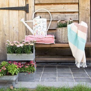 Clayre & Eef W4RO0005 Korb mit Henkel 45x17 cm Braun...