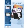 Exacompta 43501E Präsentationsmappe PP Krea Cover DIN A4 Schwarz
