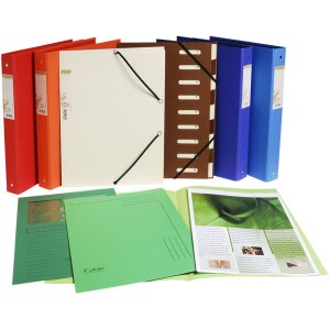 Exacompta Foldyne Forever Aktendeckel Packung 100 Stück Hellblau DIN A4