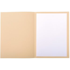 Packung mit 50 Aktendeckeln für Format DIN A4 Sand