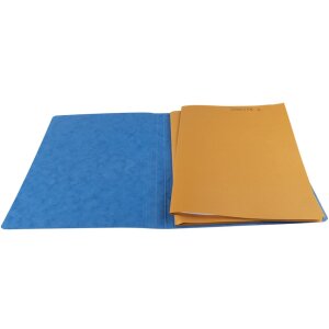 Exacompta Aktendeckel 350 Blatt Manila Karton DIN A4 Blau 24x32 cm