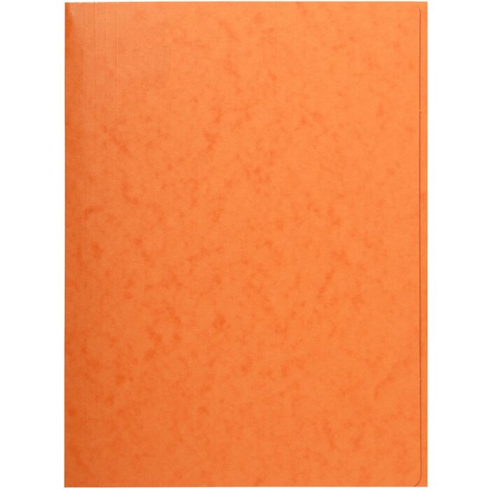 Exacompta 56409E Sammelmappe 3 Klappen A4 orange Manila-Karton 24x32cm