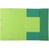 Sammelmappe mit 3 Klappen Forever A4 grün
