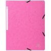 Exacompta Eckspannmappe Manila-Karton 400g Fuchsia DIN A4 mit Gummizug