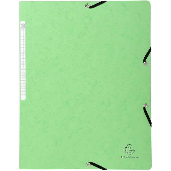 Exacompta Eckspannmappe 5563E hellgrün A4 Manila-Karton 400g 24x32 cm