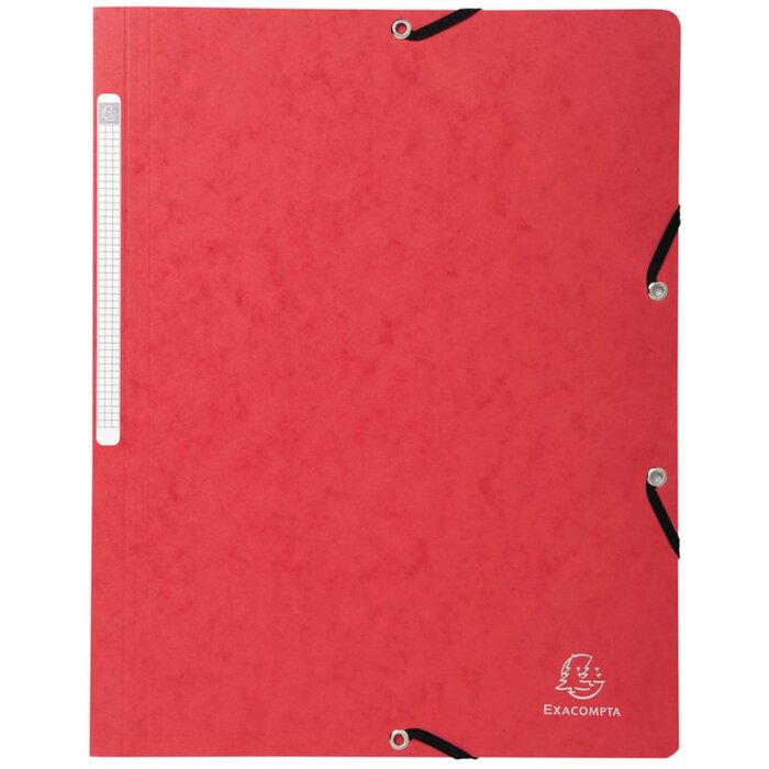 Exacompta 55415E Eckspannmappe Nature Future DIN A4 Rot Manila-Karton 355g