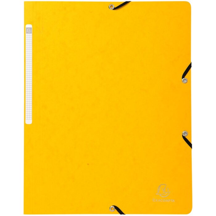 Exacompta Eckspannmappe Manila-Karton 355g Nature Future DIN A4 Gelb