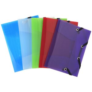 Sammelmappe Crystal Color 3 Klappen 12x16cm, DIN A6+ -...