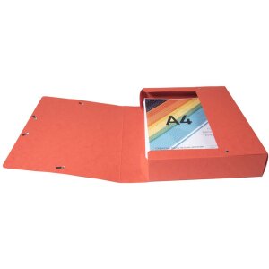 Exacompta Archivbox Exabox DIN A4 Rot Rücken 60mm...