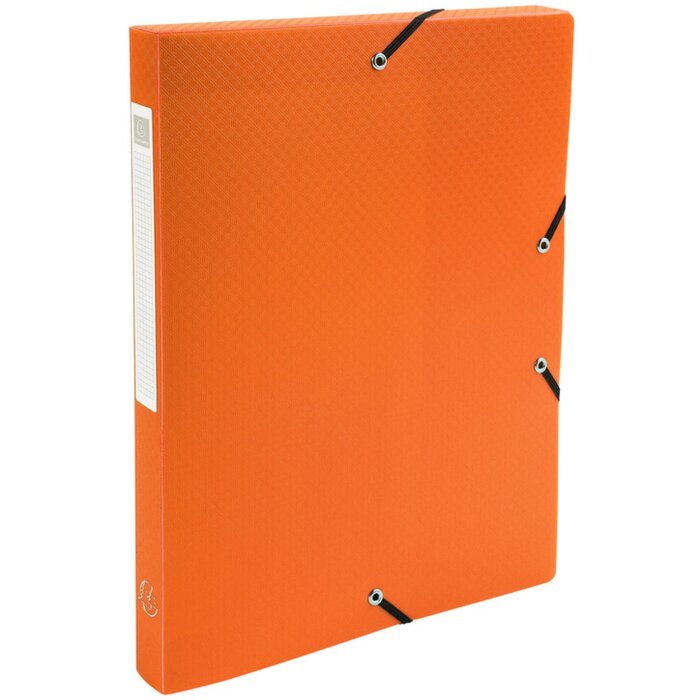 Exacompta Archivbox Rücken 25mm aus PP 700µ blickdicht DIN A4 Orange