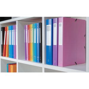 Exacompta Archivbox Rücken 25mm aus PP 700µ blickdicht DIN A4 Orange