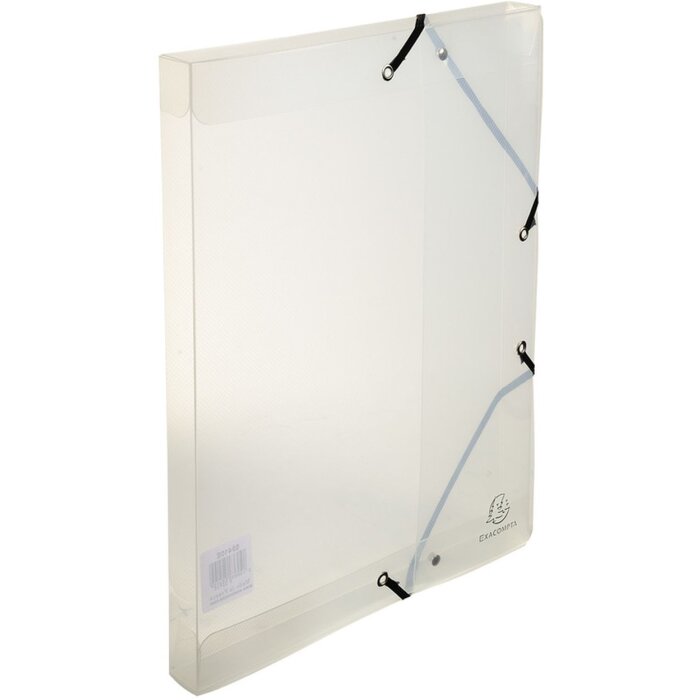 Exacompta Archivbox Rücken 25mm PP 700µ Crystal DIN A4 Kristall