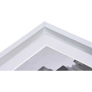 Henzo METALLICA Kunststoffrahmen 30x30 cm Silber Manhattan-Style Passepartout