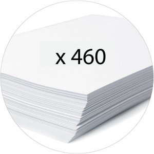 Exacompta Ordner PREMTOUCH PP 2 Ringe Rücken 50mm DIN A4 Überbreite Dunkelblau