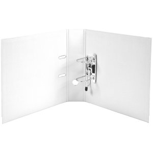 Ordner PREMTOUCH aus PP mit 2 Ringen, Rücken 80mm, DIN A4 Überbreite Weiß