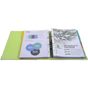 Ordner A4 50mm PP PREMTOUCH zitrus