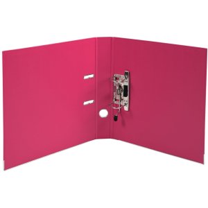 Ordner PREMTOUCH PP 2 Ringe Rücken 50mm DIN A4 Überbreite Himbeerfarben