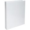 Ringbuch aus festem PP 2,8mm mit 4 Ringen 40mm in D-Form 67mm Rücken, 2 Außen- und 2 Innenhüllen, Krea Cover, DIN A4 Überbreite Weiß