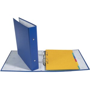 Exacompta 51070E Ringbuch 40mm Rücken DIN A5 PP kaschiert sortiert