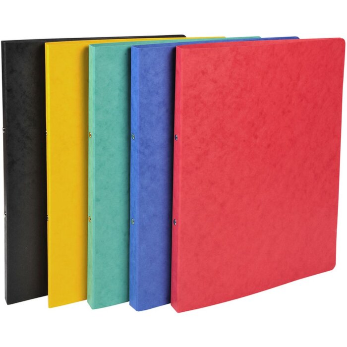 Exacompta 54250E Ringbuch Colorspan-Karton 400g 2 Ringe DIN A4 sortiert