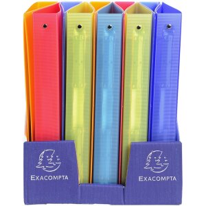 Ringbuch aus PP 1,2mm mit 4 Ringen 30mm, Rücken...