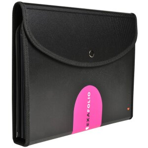 Exacompta Fächermappe A4 Exafolio 6teilig schwarz