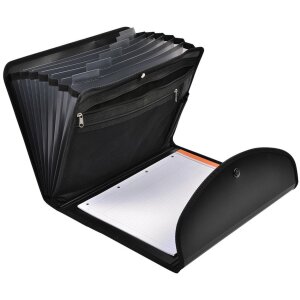 Exacompta Fächermappe A4 Exafolio 6teilig schwarz