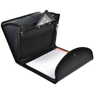 Exacompta Fächermappe A4 Exafolio 6teilig schwarz