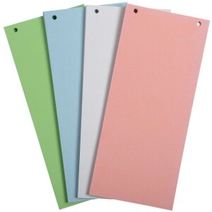 Packung mit 100 Trennstreifen gelocht aus Recycling...