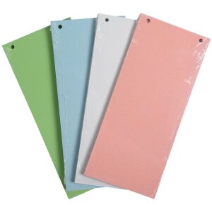 Packung mit 100 Trennstreifen gelocht aus Recycling...