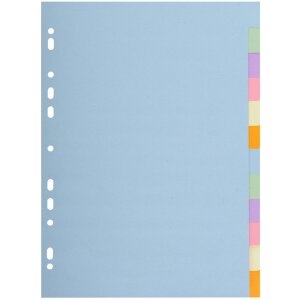 Exacompta Register aus Recycling Karton 180g mit 12...