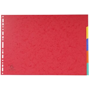 Exacompta 2905E Register Manila Karton 400g 5 Positionen...