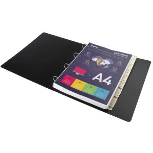 Exacompta Register DIN A4 mit 20 Taben, Standard Karton, 155 g, beschriftbar