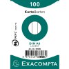 Exacompta Karteikarten A8 liniert weiß 100 Stück
