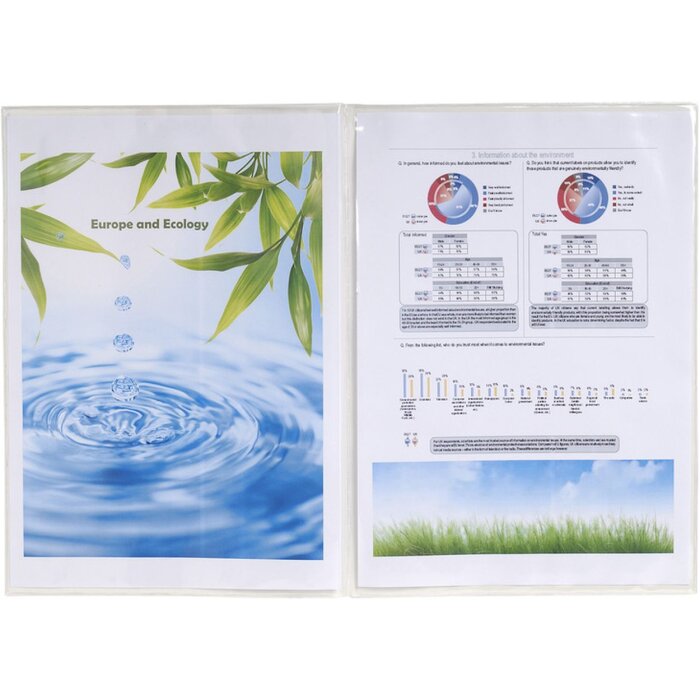 Exacompta Schutzhüllen 2-teilig PVC 150µ DIN A4 10 Stück