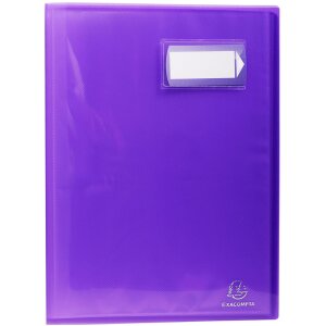 Exacompta Sichtmappe 20 Hüllen Crystal Colours DIN A4