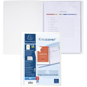 Exacompta Sichtmappe festes PP 800µ 30 Hüllen...