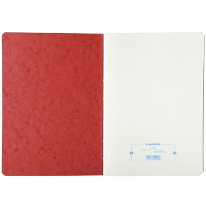 Exacompta Geschäftsbuch A4 80 Seiten kariert 5 mm 110 g/m² farbig sortiert