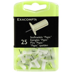 Exacompta 14900E Pinnwandnadeln Blisterbox 25 Stück...