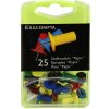 Exacompta 14920E Pinnwandnadeln Blisterbox 25 Stück bunt sortiert 7 mm