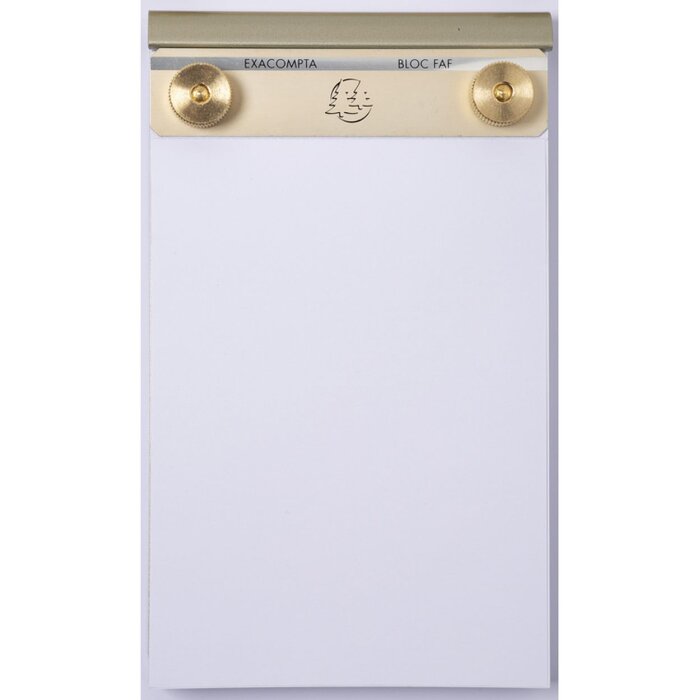 Exacompta Block FAF mit Einlage blanko 18,5x11,5cm