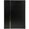 Exacompta Briefmarkenalbum Kunstledereinband Schwarz 48 Seiten 22,5x30,5 cm