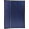 Exacompta Briefmarkenalbum 26154E blau 48 Seiten mit Goldprägung 22,5x30,5 cm