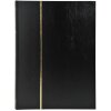 Exacompta Briefmarkenalbum 64 schwarze Seiten 22,5x30,5 cm schwarz