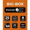 Exacompta Big-Box Classic lichtgrau-schwarz Schubladenbox 34,7x27,8x26,7 cm