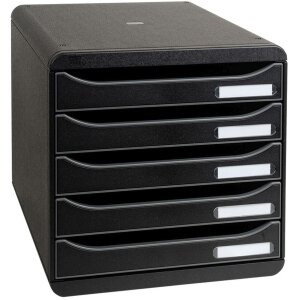 Big-Box Plus Classic schwarz Schubladenbox