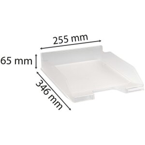 Exacompta Briefablage COMBO 2 Glossy weiß A4+